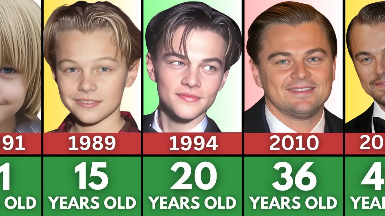 Evolution: Leonardo DiCaprio From 1974 To 2025