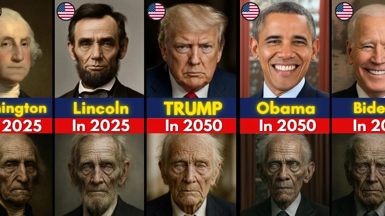 47 U.S. Presidents | How They Might Appear in 2025 📸