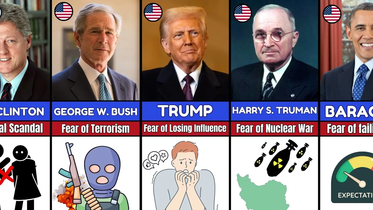 😨 The Fear Faced by Every U.S. President – From Washington to Trump